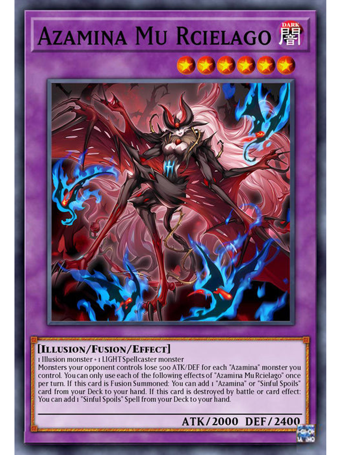 Azamina Mu Rcielago - ROTA-EN031 - Ultra Rare 1st Edition 1