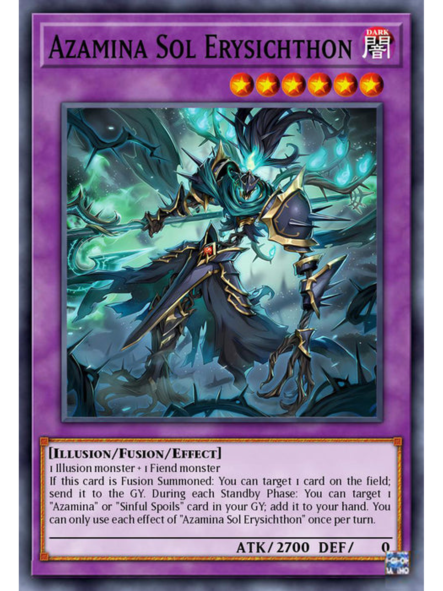 Azamina Sol Erysichthon - ROTA-EN032 - Common 1st Edition 1