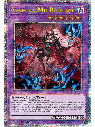 Azamina Mu Rcielago - ROTA-EN031 - Quarter Century Secret Rare 1st Edition