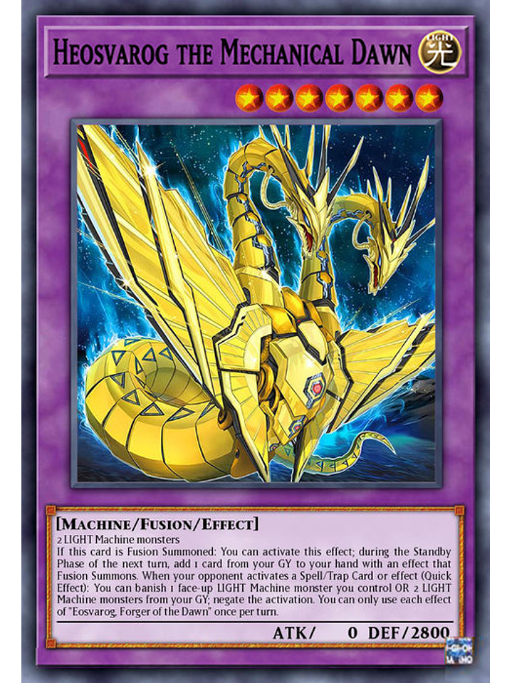 Heosvarog the Mechanical Dawn - ROTA-EN035 - Super Rare 1st Edition 1