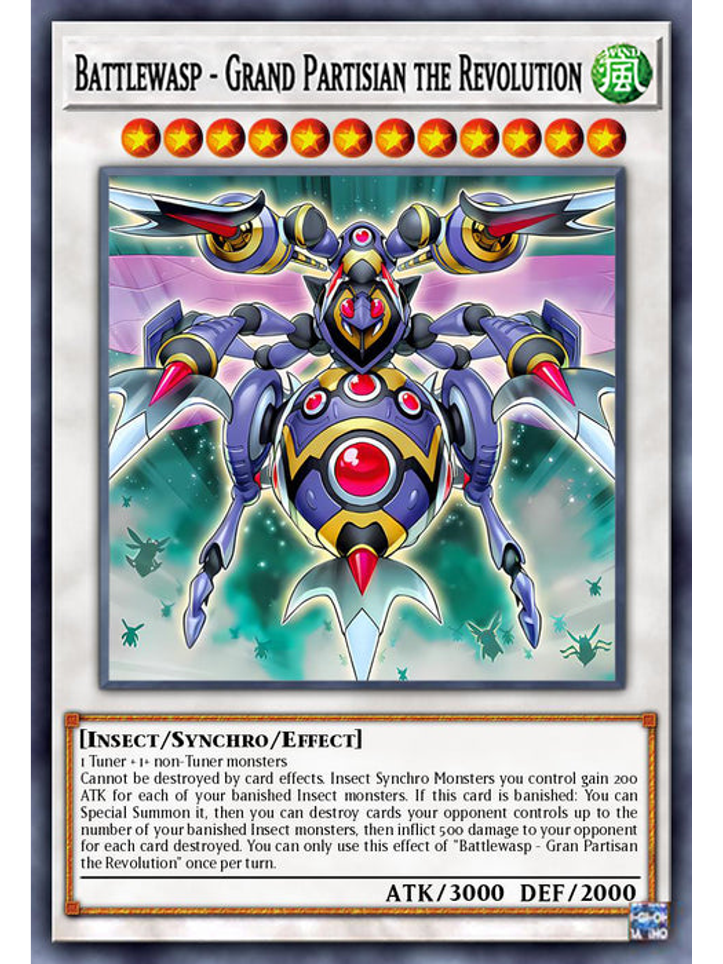 Battlewasp - Grand Partisan the Revolution - ROTA-EN036 - Super Rare 1st Edition 1