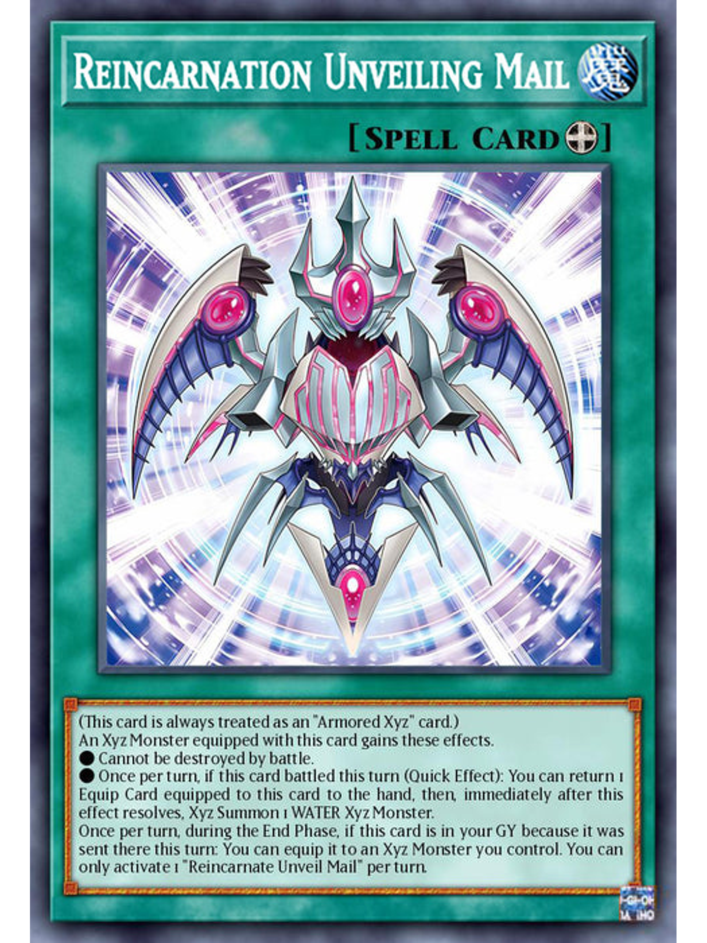 Reincarnation Unveiling Mail - ROTA-EN049 - Common 1st Edition 1