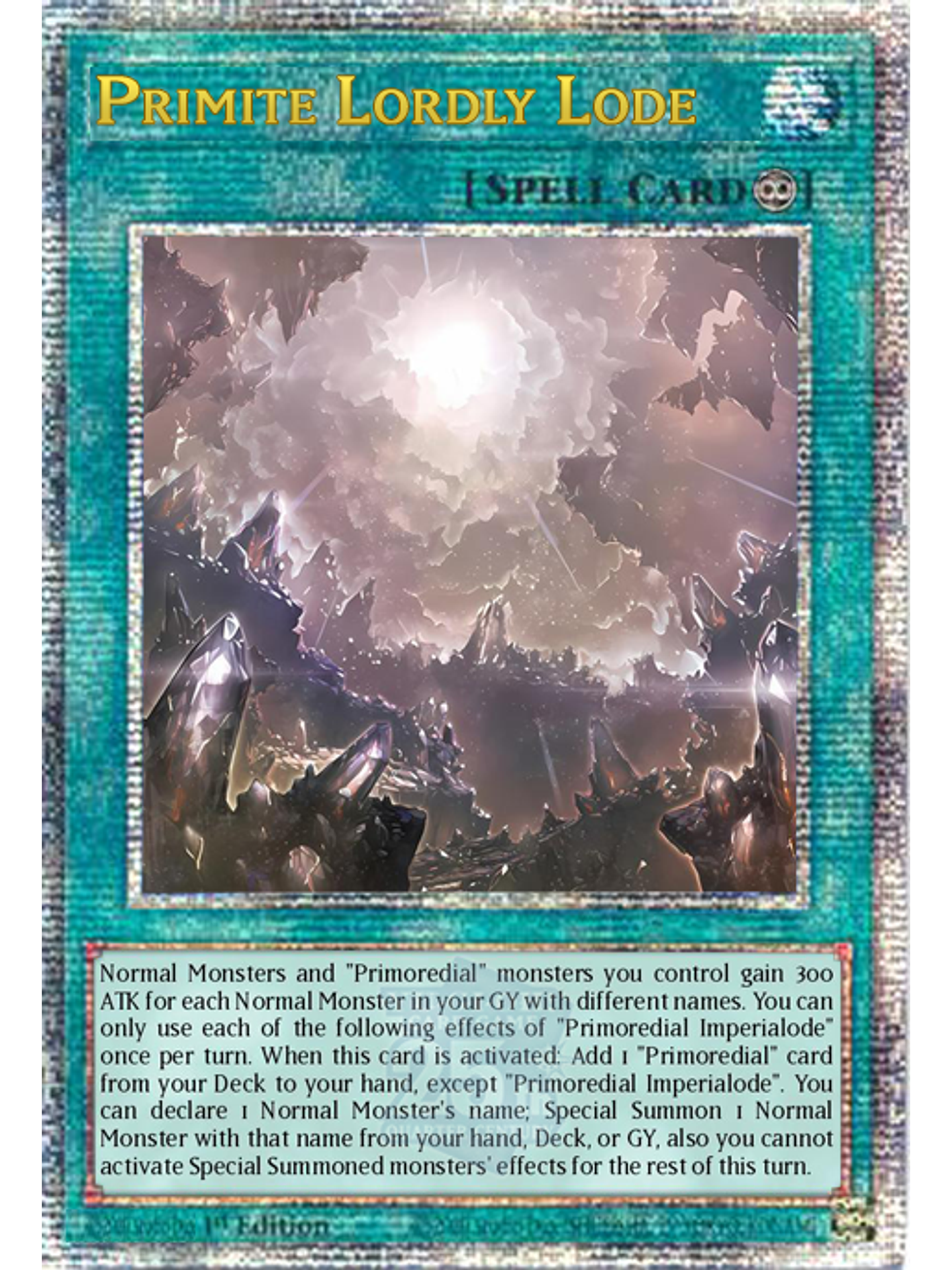 Primite Lordly Lode - ROTA-EN058 - Quarter Century Secret Rare 1st Edition 1