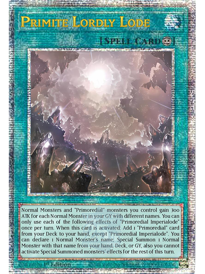 Primite Lordly Lode - ROTA-EN058 - Quarter Century Secret Rare 1st Edition 1