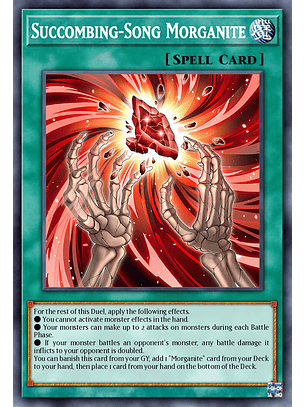 Succumbing-Song Morganite - ROTA-EN065 - Super Rare 1st Edition