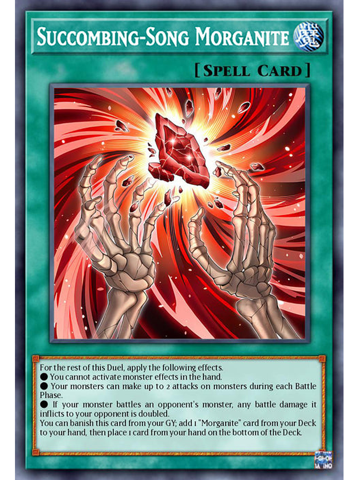 Succumbing-Song Morganite - ROTA-EN065 - Super Rare 1st Edition 1