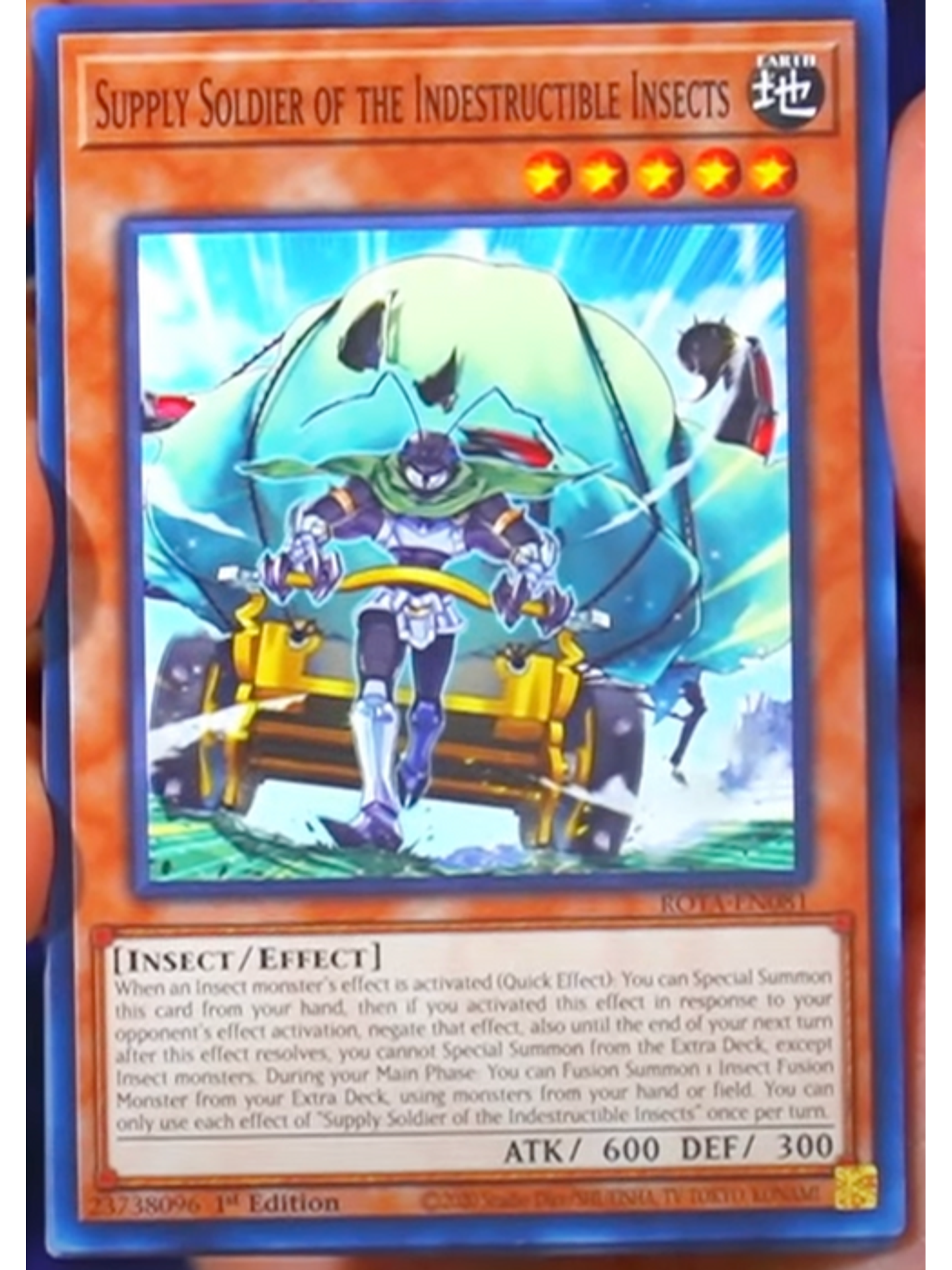 Supply Soldier of the Indestructible Insects - ROTA-EN081 - Common 1st Edition 1