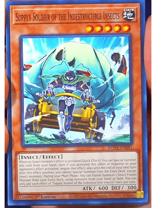 Supply Soldier of the Indestructible Insects - ROTA-EN081 - Common 1st Edition