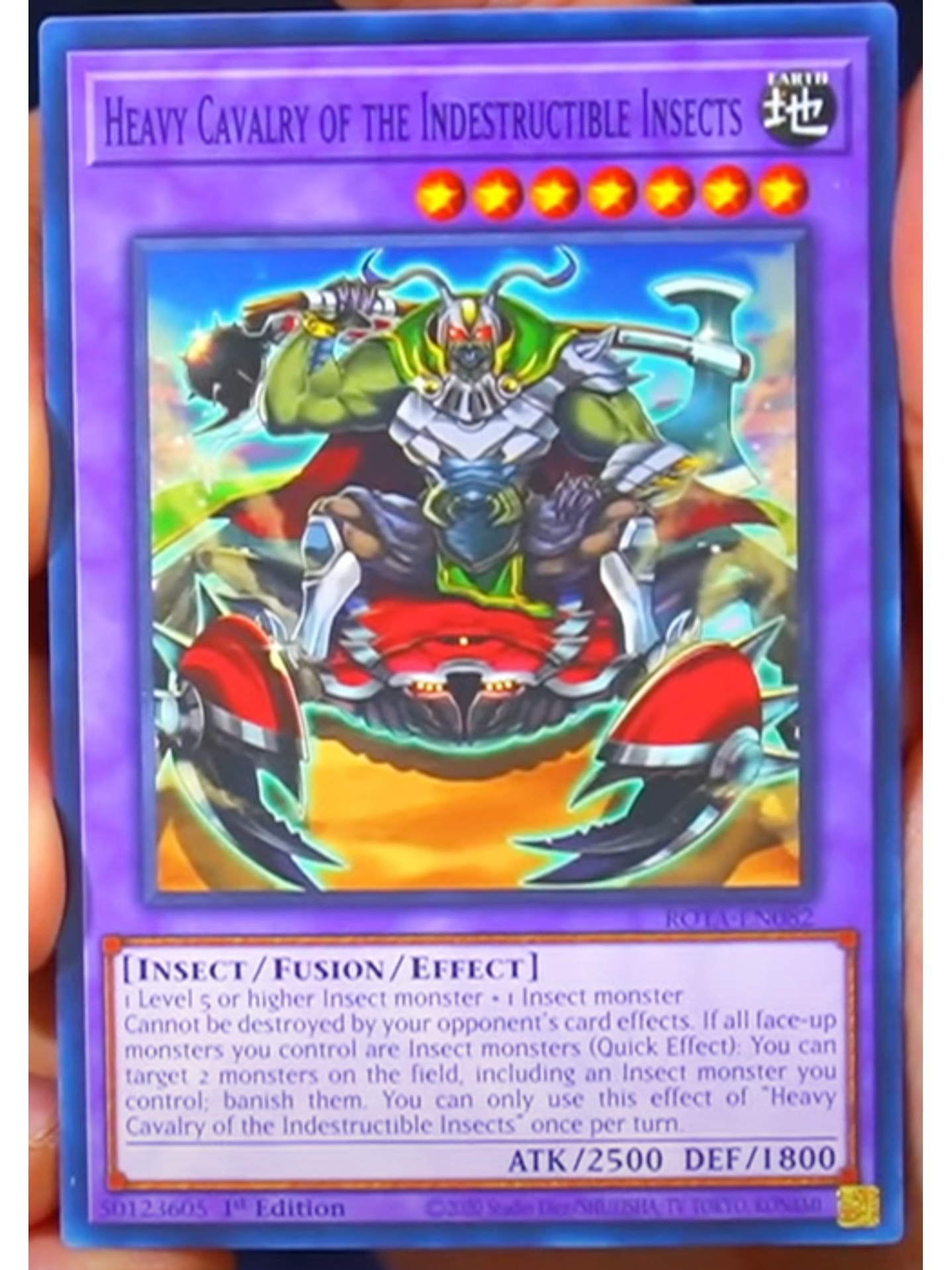 Heavy Cavalry of the Indestructible Insects - ROTA-EN082 - Common 1st Edition 1