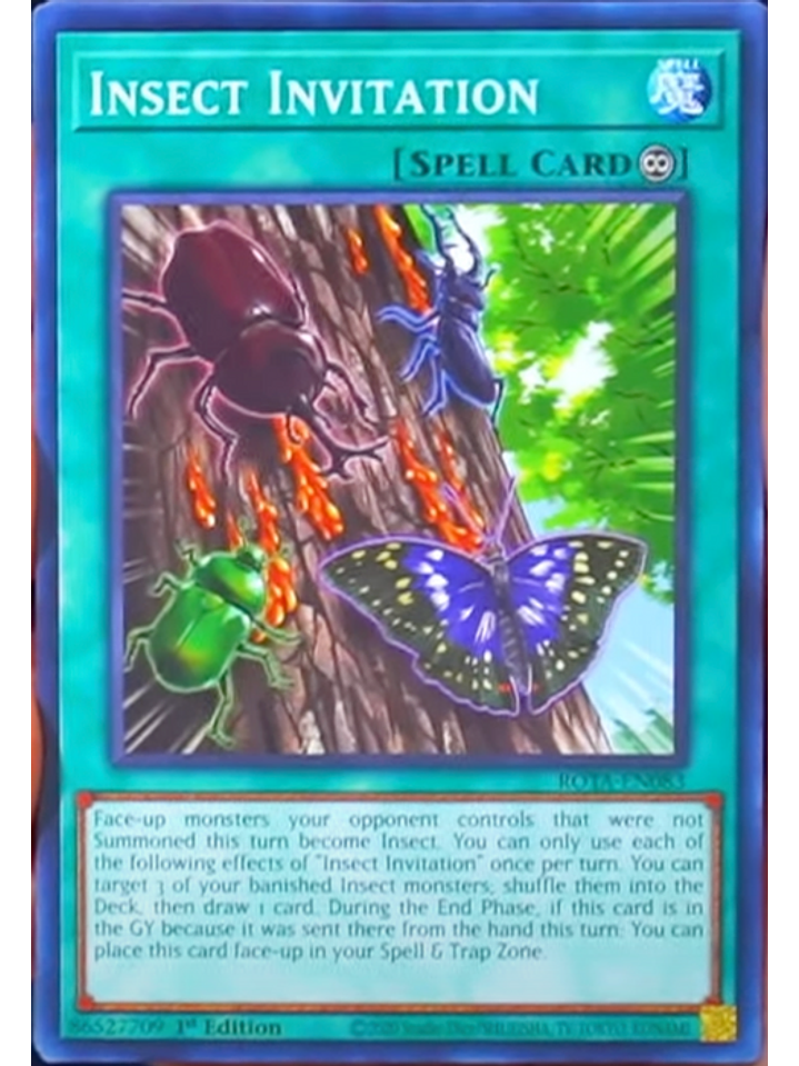 Insect Invitation - ROTA-EN083 - Common 1st Edition 1