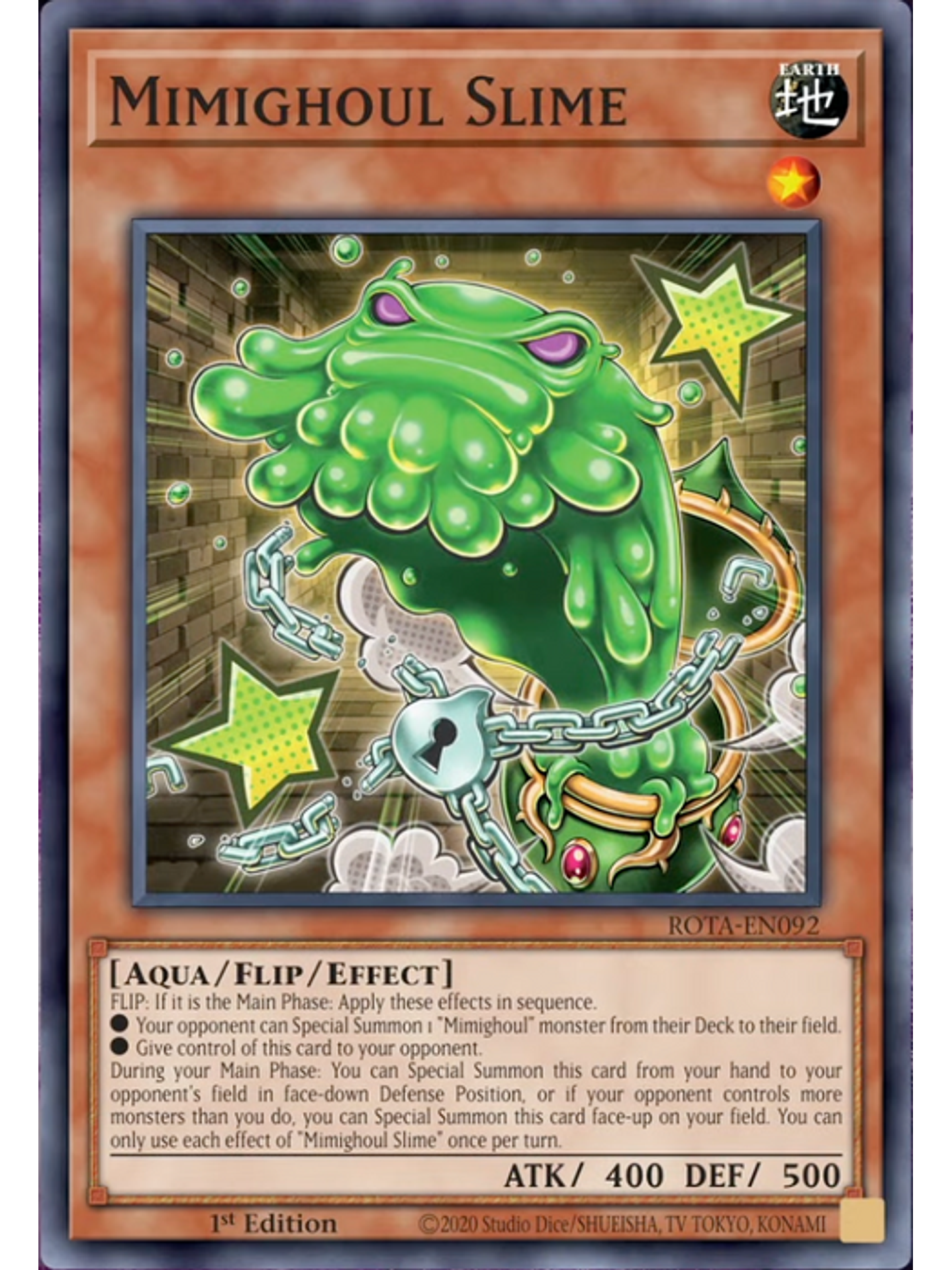 Mimighoul Slime - ROTA-EN092 - Super Rare 1st Edition 1