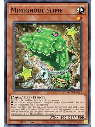 Mimighoul Slime - ROTA-EN092 - Super Rare 1st Edition