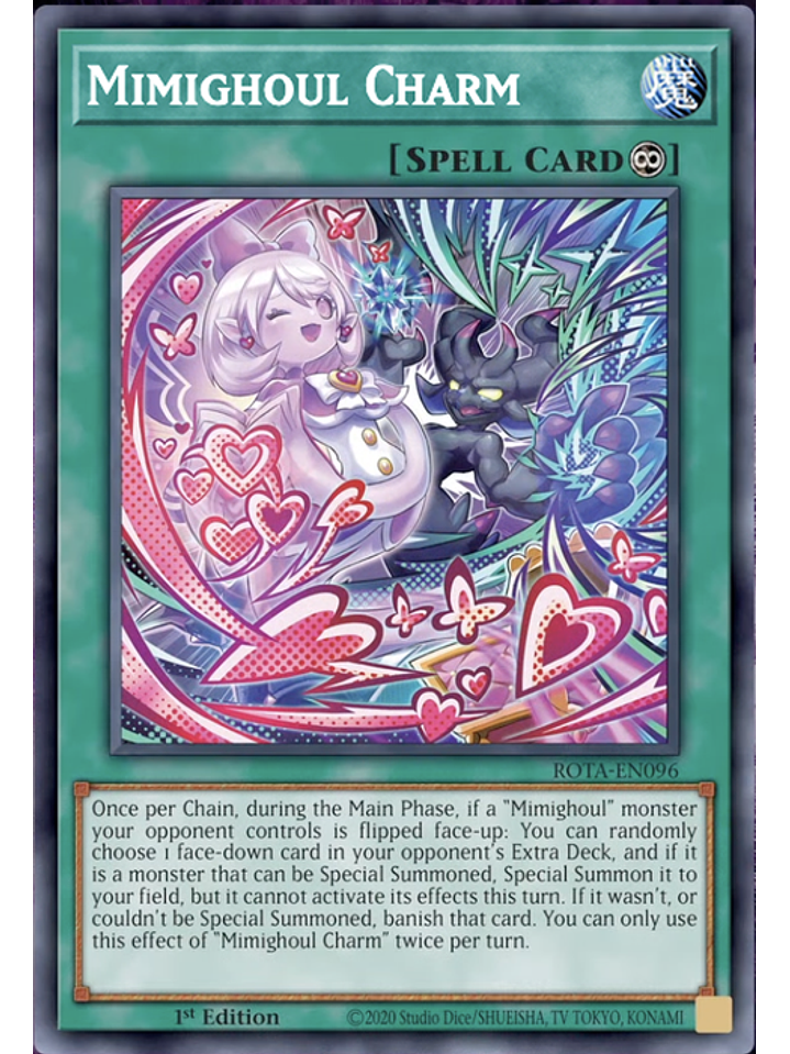 Mimighoul Charm - ROTA-EN096 - Secret Rare 1st Edition 1
