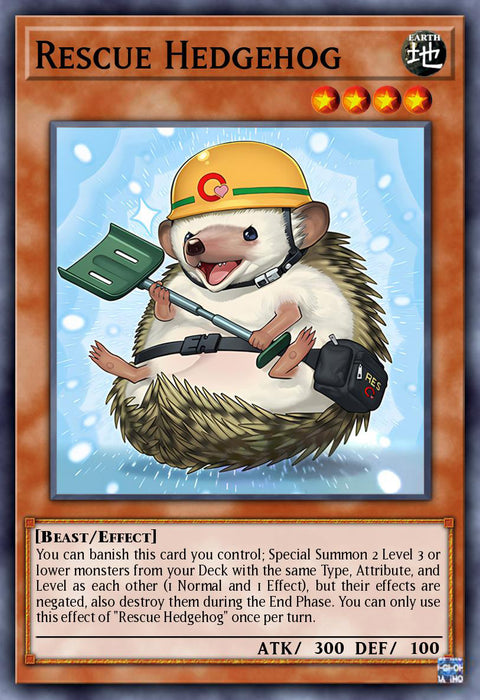 Rescue Hedgehog - ROTA-EN097 - Super Rare 1st Edition