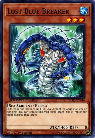 Lost Blue Breaker - SBAD-EN026 - Common 1st Edition