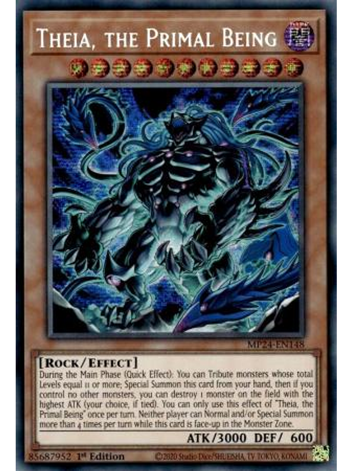 Theia, the Primal Being - MP24-EN148 - Prismatic Secret Rare 1st Edition 1
