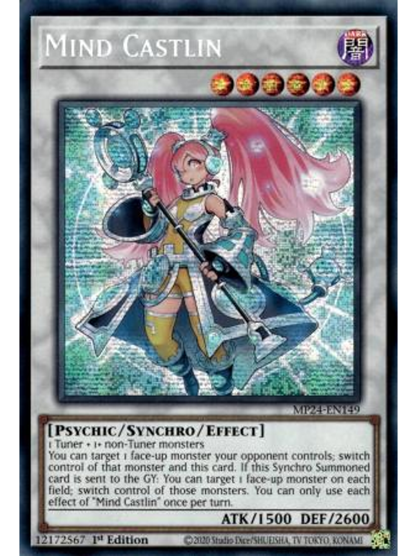 Mind Castlin - MP24-EN149 - Prismatic Secret Rare 1st Edition 1