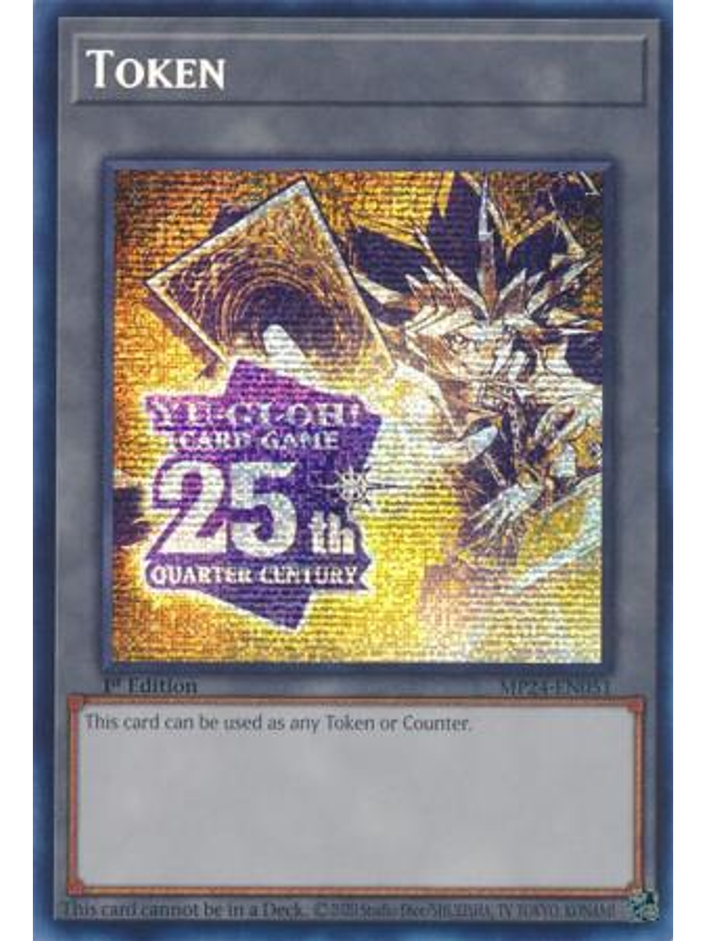 Token - MP24-EN051 - Prismatic Secret Rare 1st Edition 1