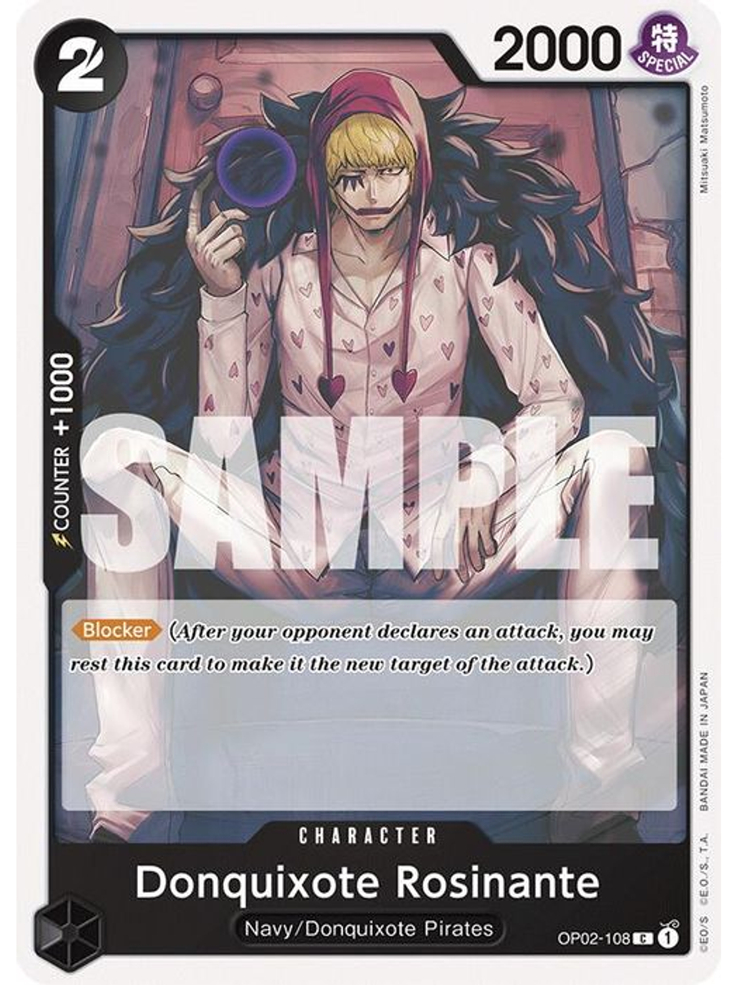 OP02-108 C Donquixote Rosinante (ST19) 1