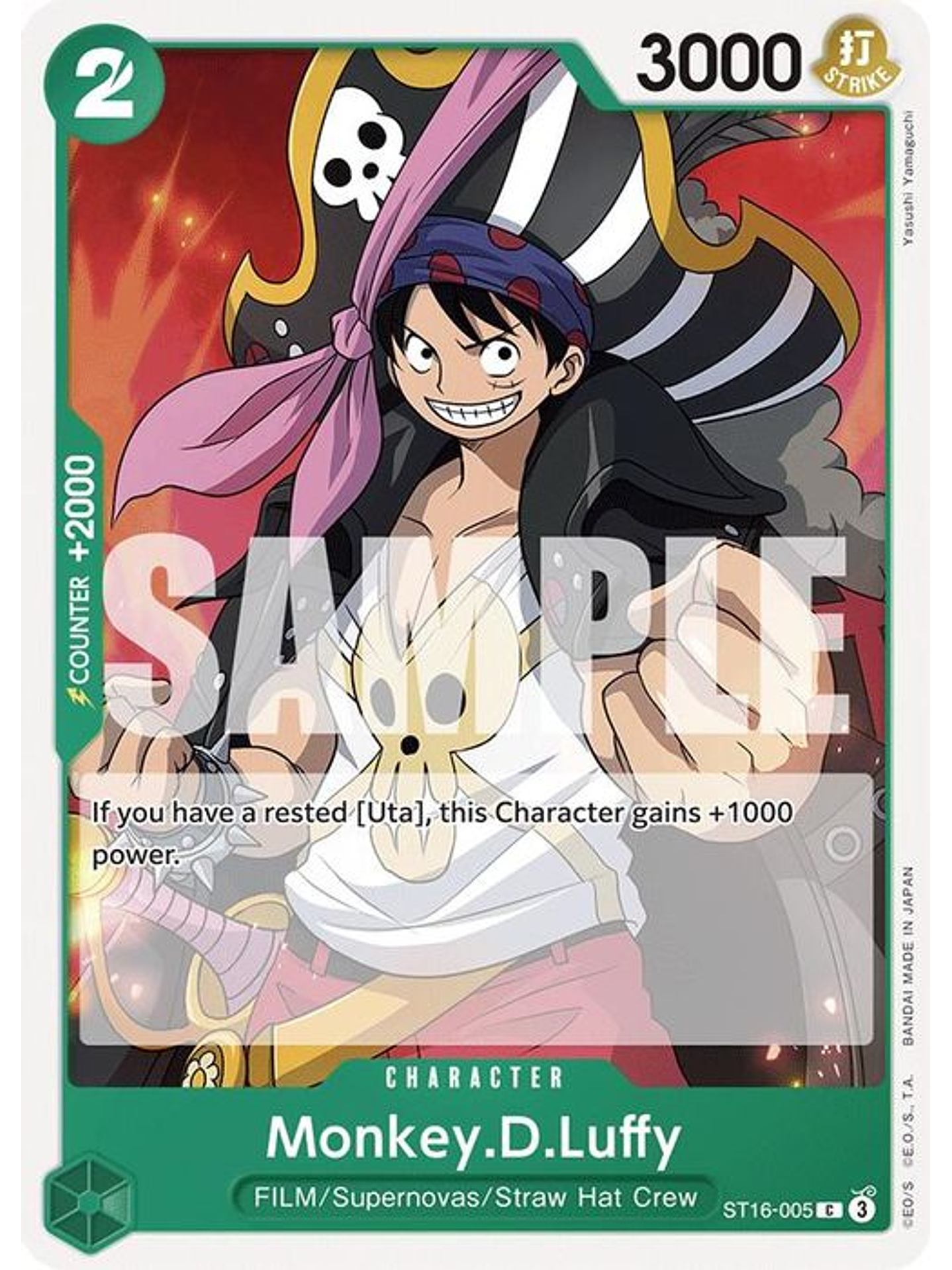 ST16-005 C Monkey.D.Luffy 1