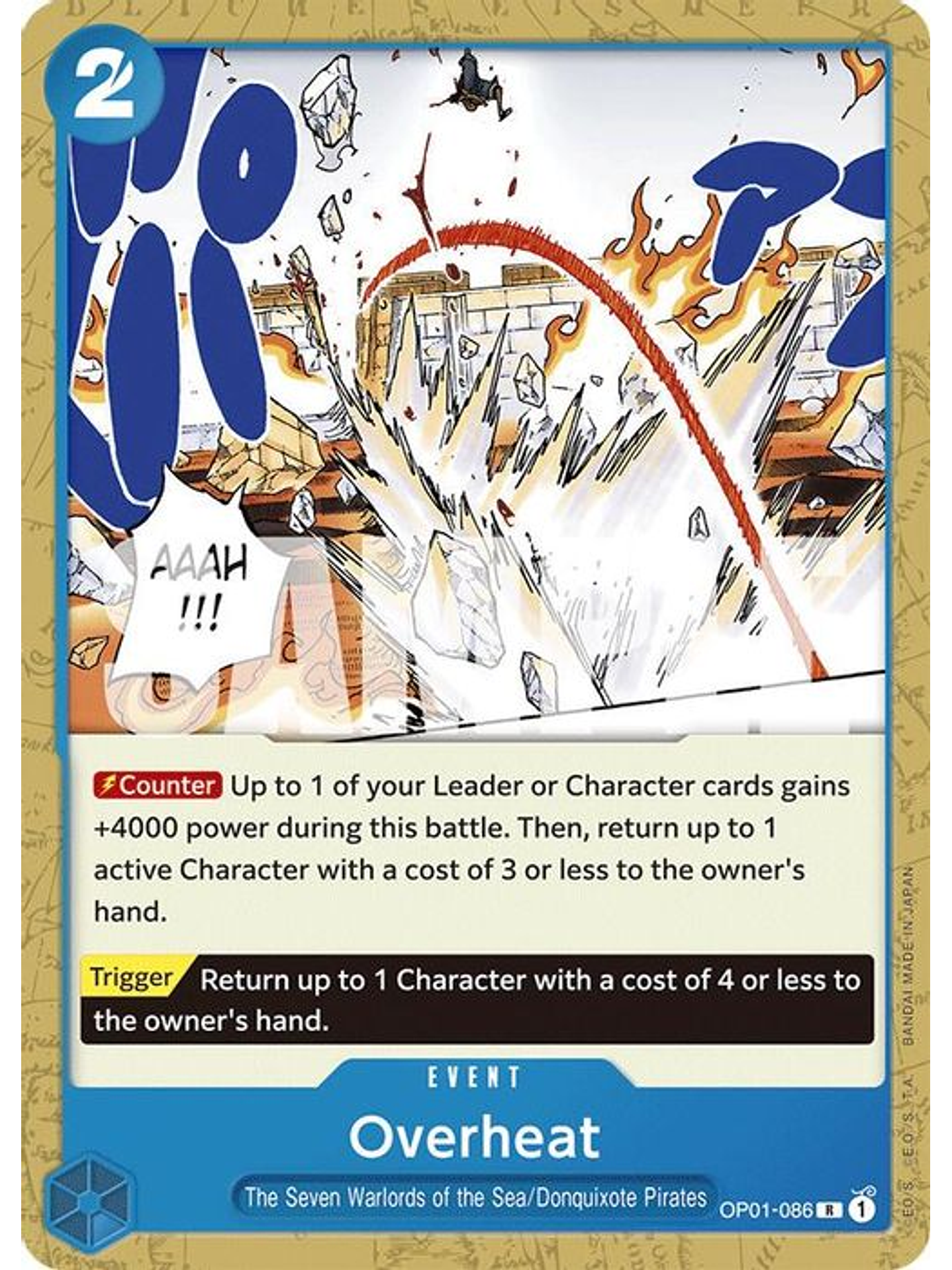 OP01-086 R Overheat (ST17) 1