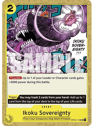 OP03-118 U Ikoku Sovereignty (ST20)