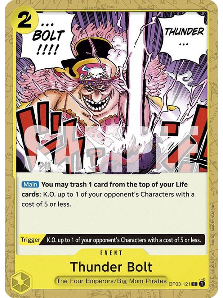 OP03-121 C Thunder Bolt (ST20) 1
