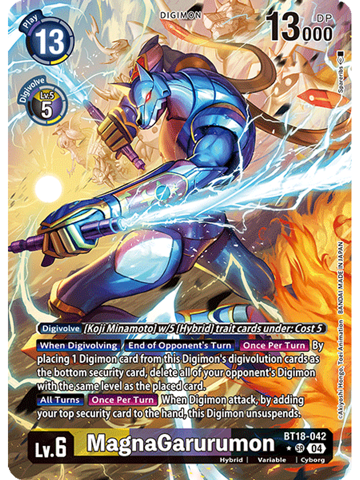 BT18-042 (Alternate Art) MagnaGarurumon 1