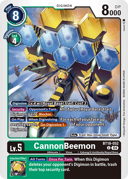 BT18-052 U CannonBeemon