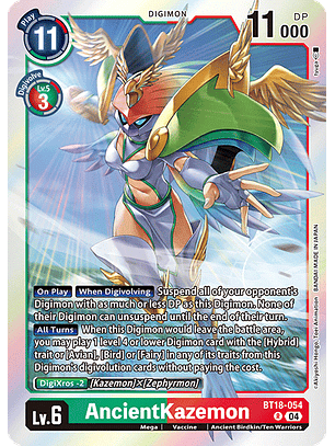 BT18-054 R AncientKazemon