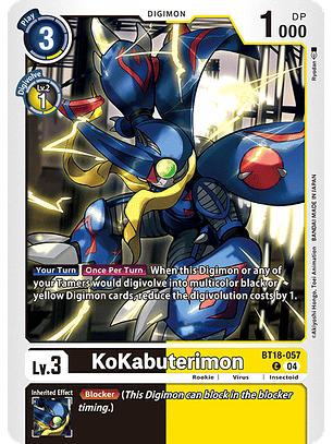 BT18-057 C KoKabuterimon