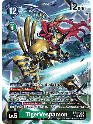 BT18-056 (Alternate Art) TigerVespamon