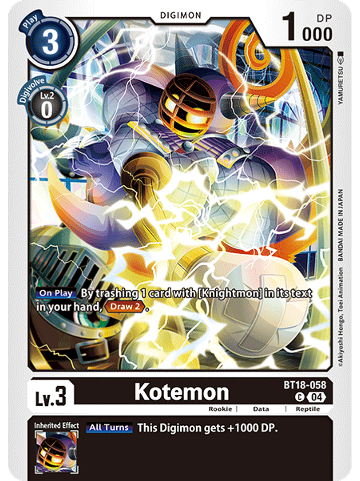 BT18-058 C Kotemon 1