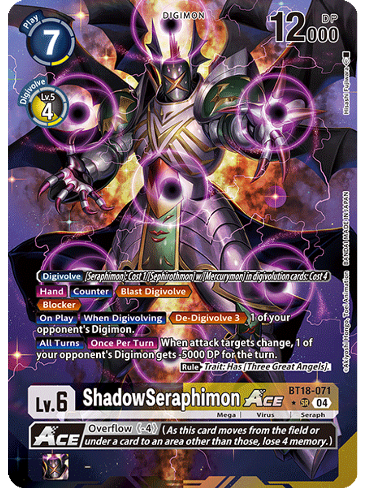 BT18-071 (Alternate Art) ShadowSeraphimon ACE 1