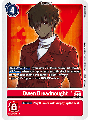 BT18-087 U Owen Dreadnought