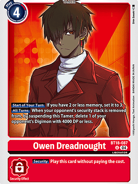 BT18-087 U Owen Dreadnought