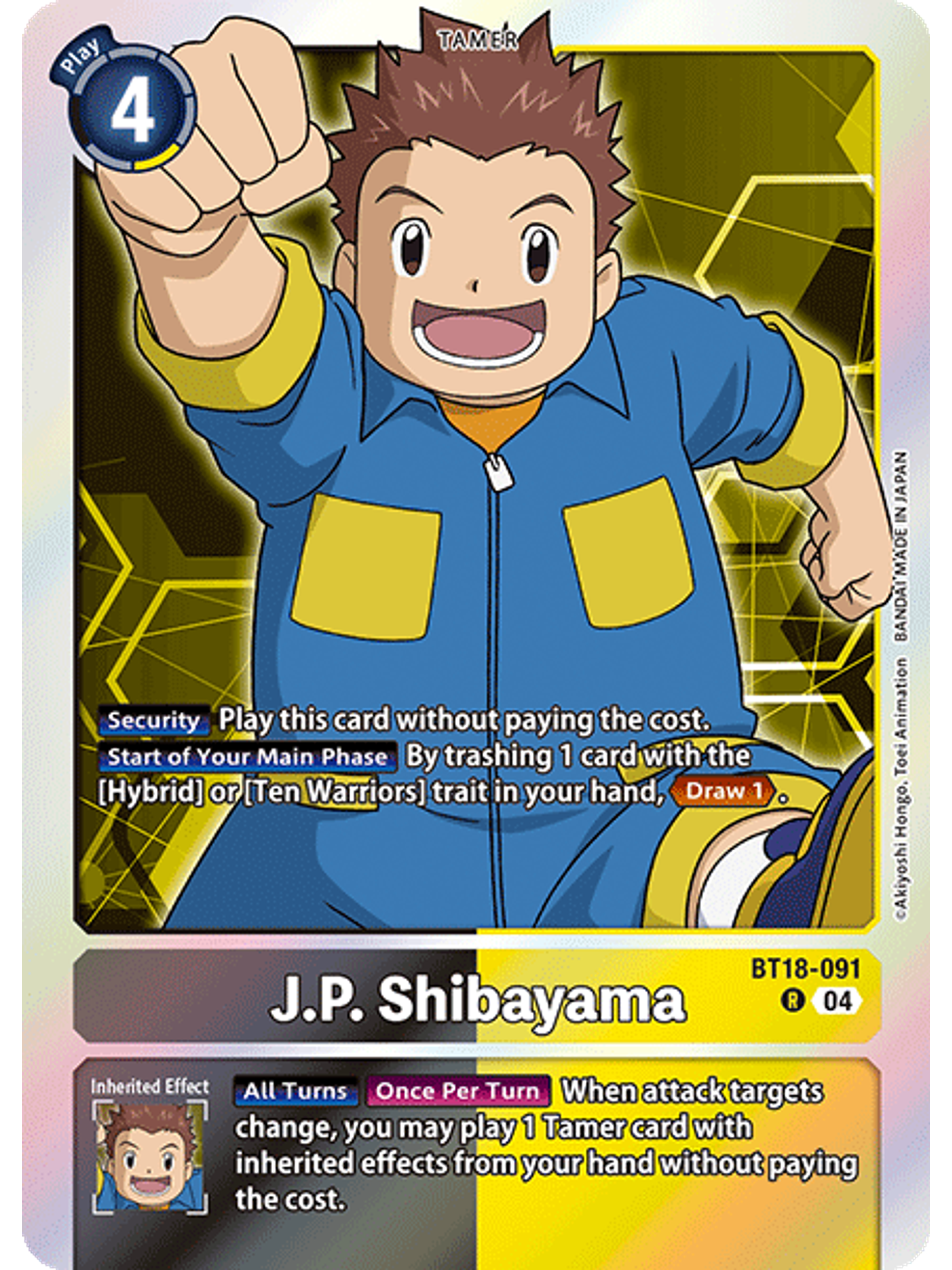 BT18-091 R J.P. Shibayama 1