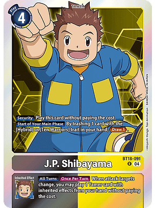 BT18-091 R J.P. Shibayama