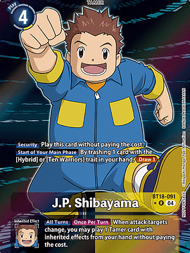 BT18-091 (Alternate Art) J.P. Shibayama