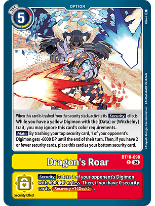 BT18-098 C Dragon's Roar