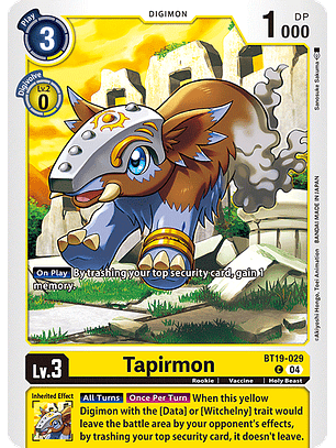 BT19-029 C Tapirmon