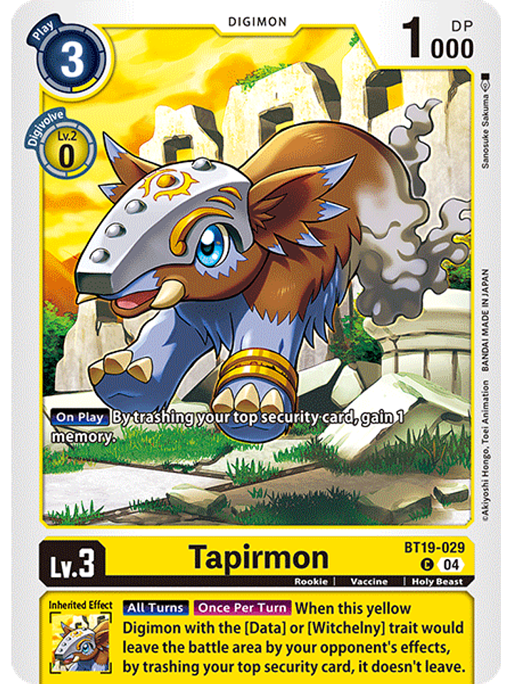 BT19-029 C Tapirmon 1