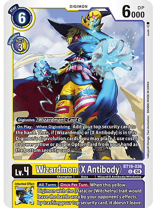 BT19-036 U Wizardmon (X Antibody)
