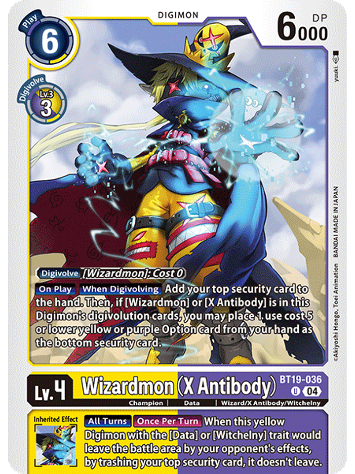 BT19-036 U Wizardmon (X Antibody) 1