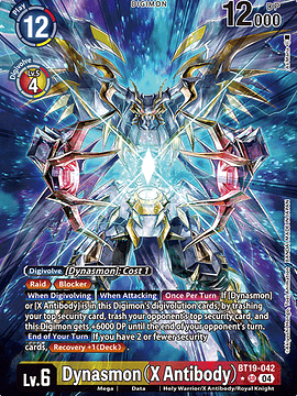 BT19-042 (Alternate Art) Dynasmon (X Antibody)