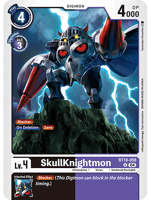 BT19-058 U SkullKnightmon