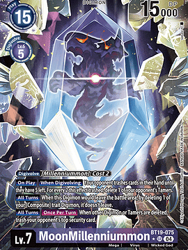 BT19-075 (Alternate Art) MoonMillenniummon