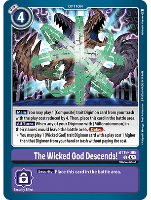 BT19-099 U The Wicked God Descends!