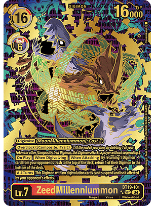 BT19-101 (Rare Pull) ZeedMillenniummon