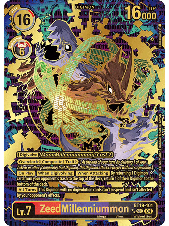 BT19-101 (Rare Pull) ZeedMillenniummon 1